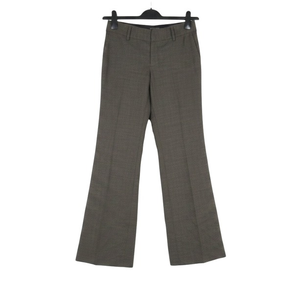 Banana Republic Pants - BANANA REPUBLIC Gray/Black MARTIN FIT Low-Rise WOOL BLEND Straight Leg PANTS 0R